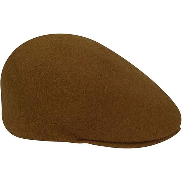 NWT Kangol Unisex Seamless Wool 507 Flat Cap , Wood-Size L - Picture 3 of 4